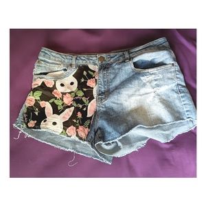 SOLD*One of a Kind!!! Denim Shorts -Hand Altered - Size 13